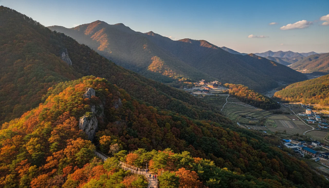 korea travel landscape mountain