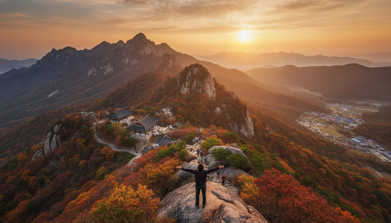korea travel landscape mountain