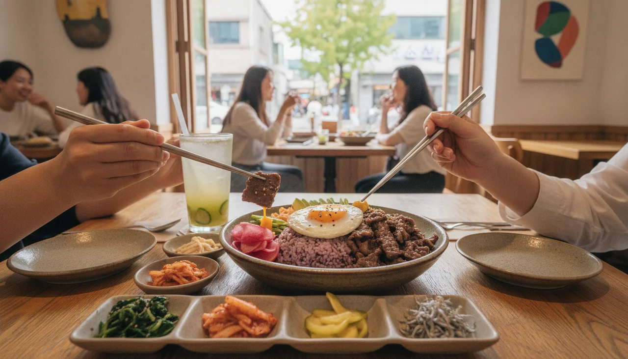 modern Korean fusion dish